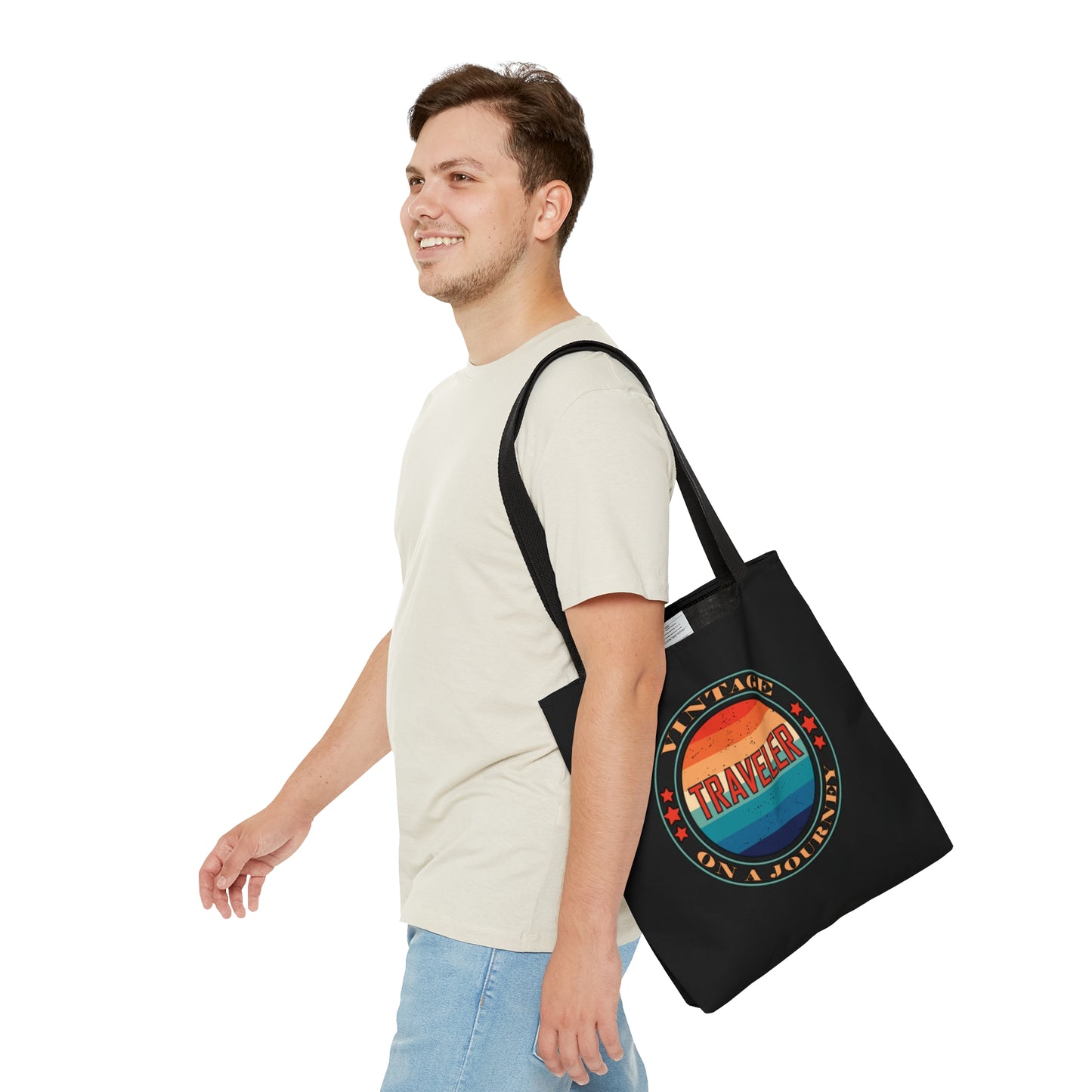 Vintage Traveler On A Journey - Tote Bag (AOP)