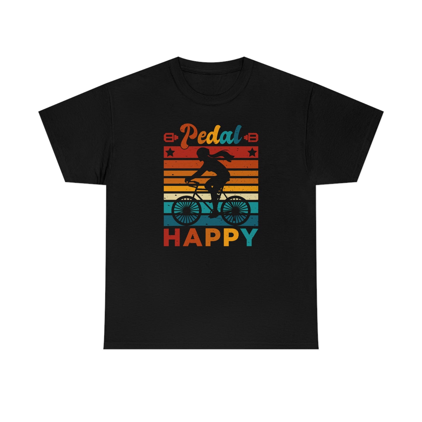 Pedal Happy - Unisex Heavy Cotton Tee