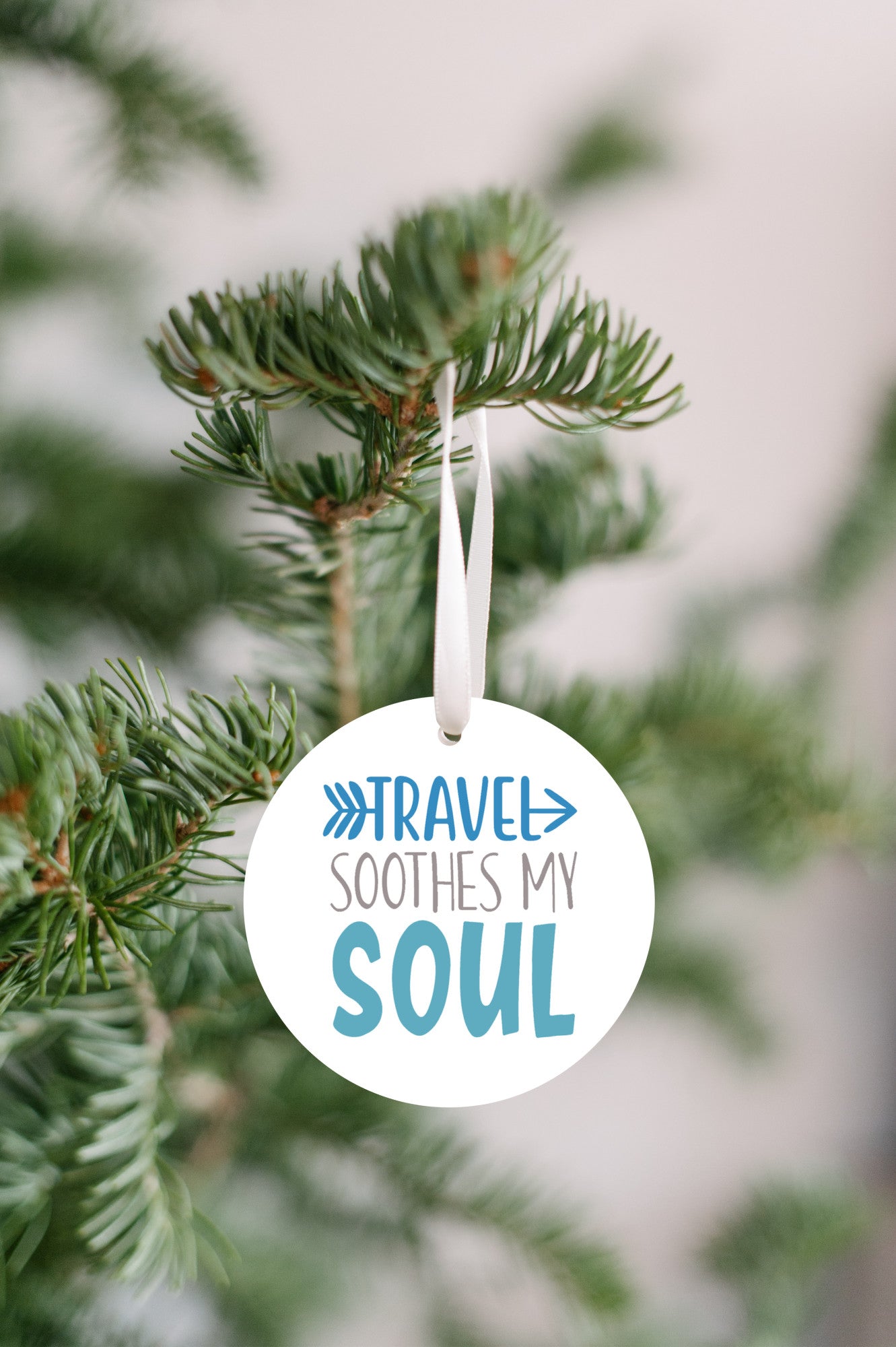 Travel Soothes My Soul Ornament