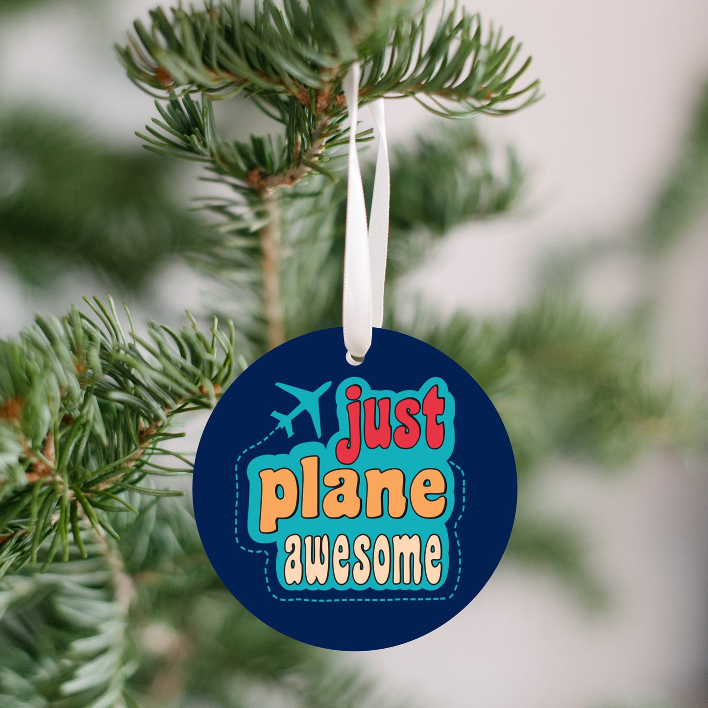 Just Plane Awesome Ornament