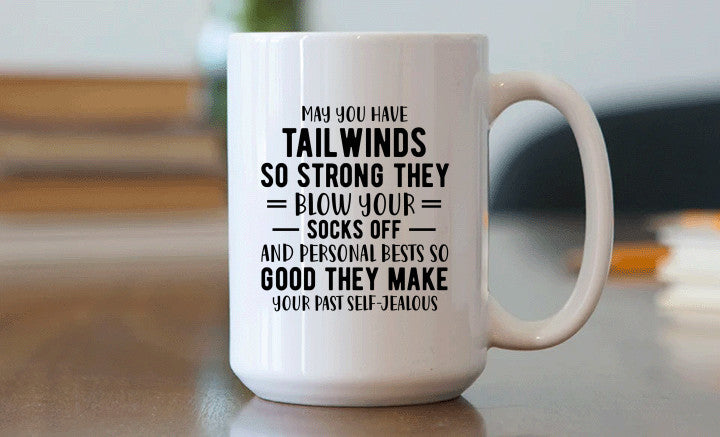 May You Have Tailwinds So Strong They Blow Your Socks Off And Make Your Past Self Jealous Mug