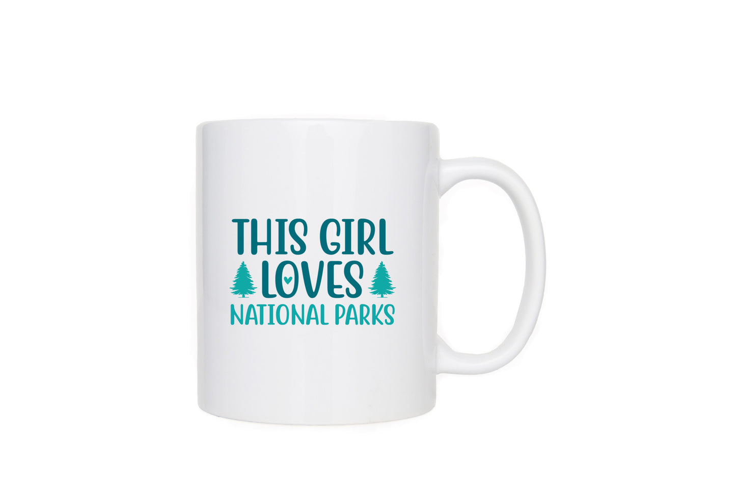 This Girl Loves National Parks - Mug Green